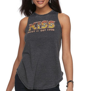 KISS Shout It Out Loud Denizen Levi's metal rock Official Tank Top S NWT